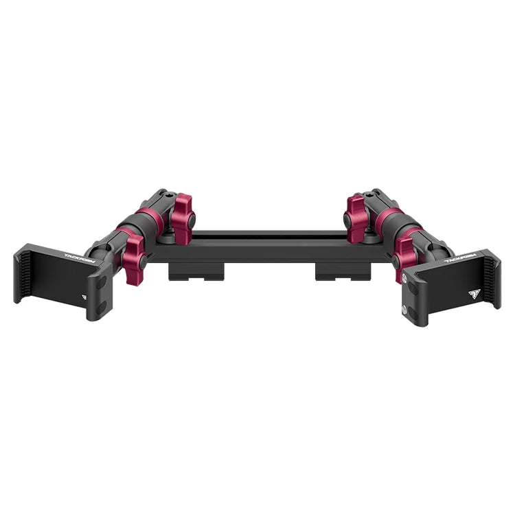 2019-2023 Ford Ranger (WITHOUT Switch Panel) Tackform Slim Track Dash Bracket With Dual 20LITE Phone Holders