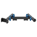 2019-2023 Ford Ranger (WITHOUT Switch Panel) Tackform Slim Track Dash Bracket With 20LITE Phone Holder & CB Microphone Holder