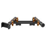 2019-2023 Ford Ranger (WITHOUT Switch Panel) Tackform Slim Track Dash Bracket With 20LITE Phone Holder & CB Microphone Holder