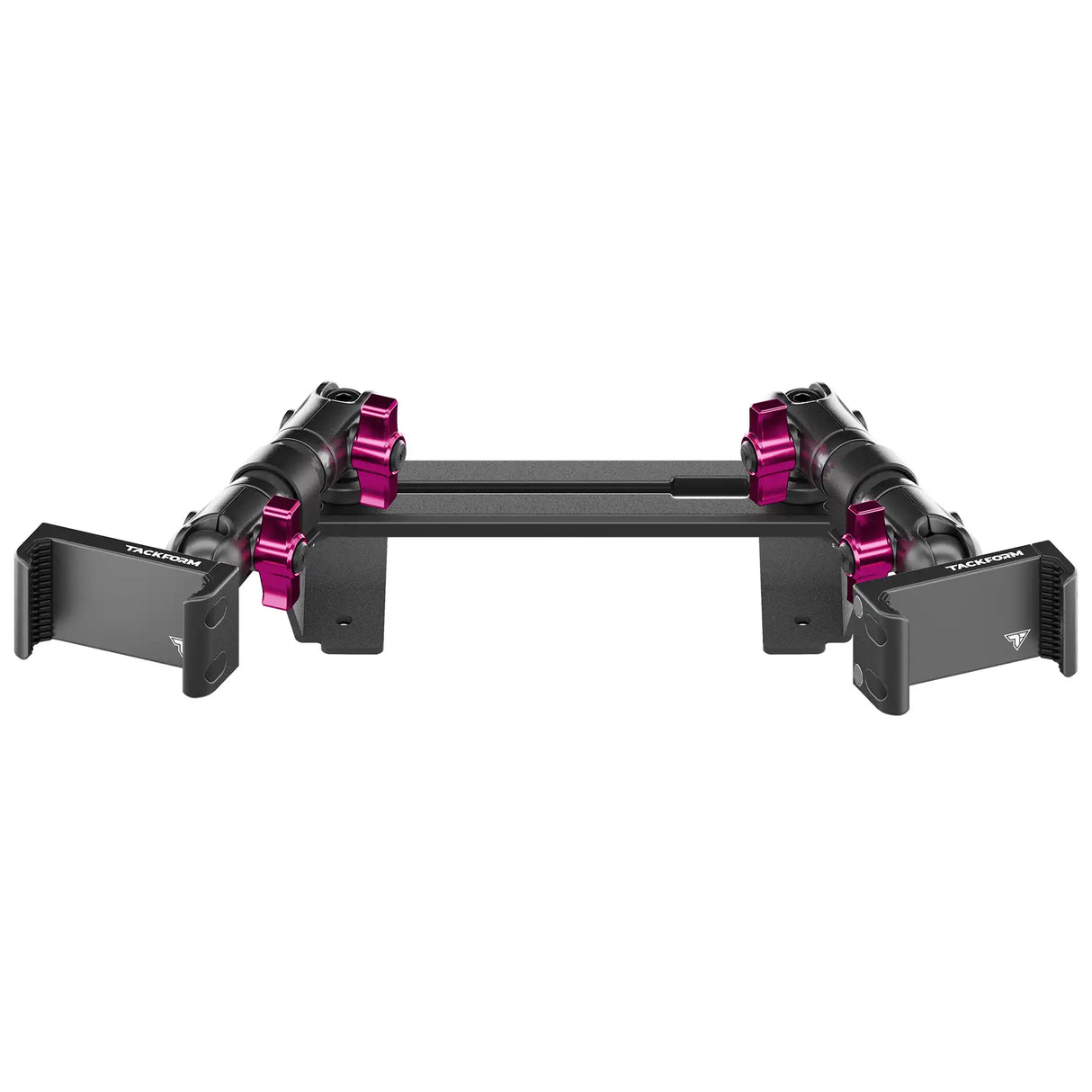 ‘15-‘20 Ford F-150, ‘17-‘22 Super Duty, ‘18-‘21 Expedition (See Compatibility Info For Year/Trim Details) Tackform Slim Track Dash Bracket With Dual 20LITE Phone Mounts
