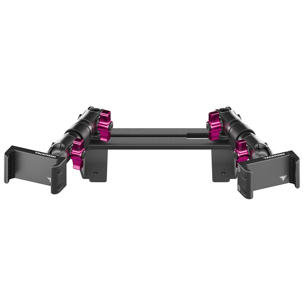 ‘15-‘20 Ford F-150, ‘17-‘22 Super Duty, ‘18-‘21 Expedition (See Compatibility Info For Year/Trim Details) Tackform Slim Track Dash Bracket With Dual 20LITE Phone Mounts