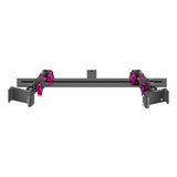 2008-2016 Ford Super Duty & 2011-2025 F-650/750 Tackform Slim Track Dash Bracket with Dual 20LITE Phone Mounts