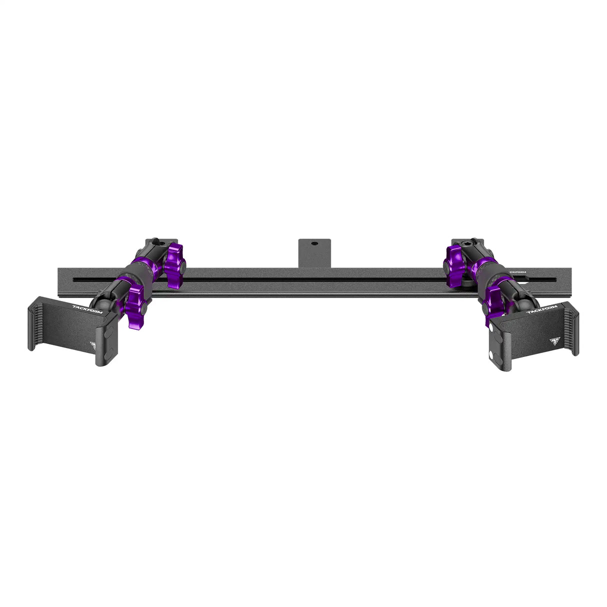2008-2016 Ford Super Duty & 2011-2025 F-650/750 Tackform Slim Track Dash Bracket with Dual 20LITE Phone Mounts