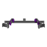 2008-2016 Ford Super Duty & 2011-2025 F-650/750 Tackform Slim Track Dash Bracket with Dual 20LITE Phone Mounts