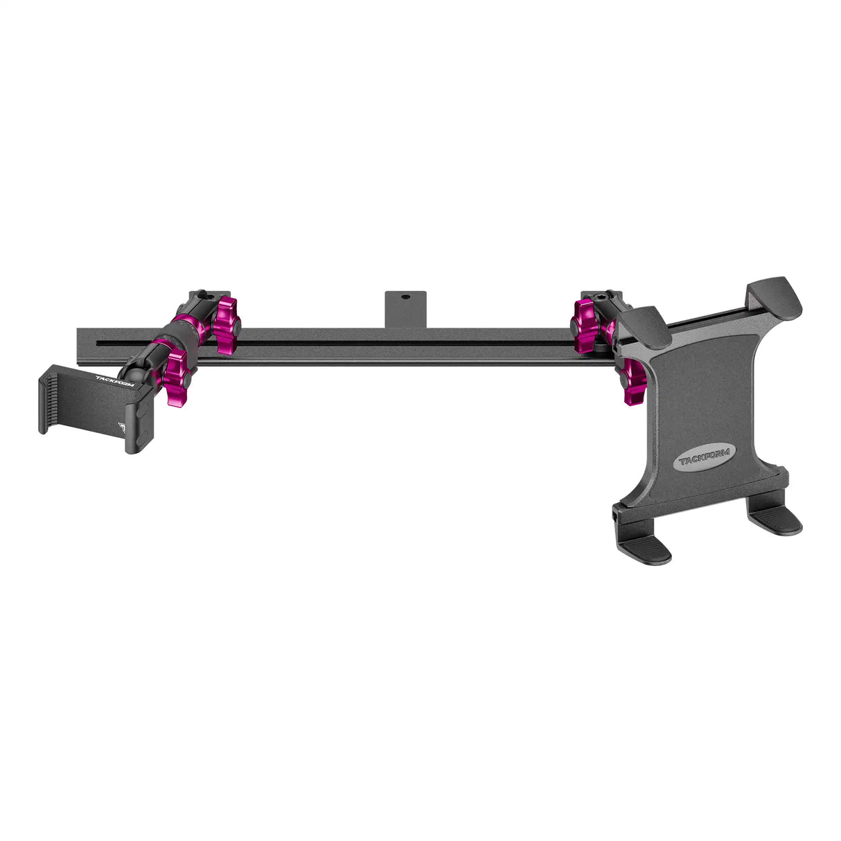 2008-2016 Ford Super Duty & 2011-2025 F-650/750 Tackform Slim Track Dash Bracket with 20LITE Phone & Tablet Mounts