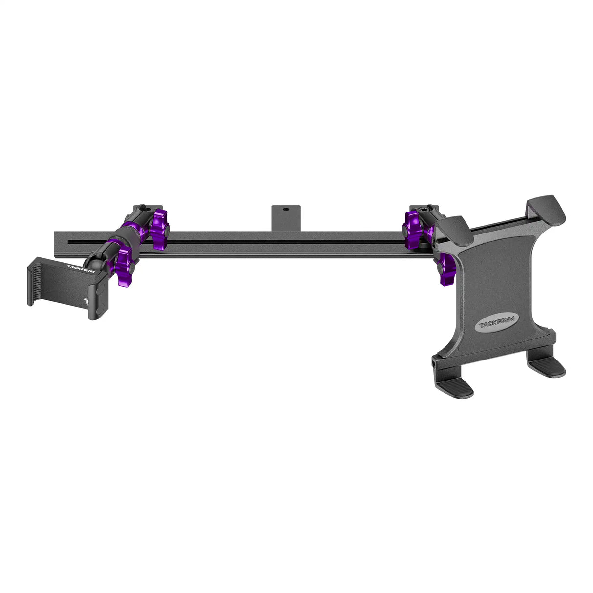 2008-2016 Ford Super Duty & 2011-2025 F-650/750 Tackform Slim Track Dash Bracket with 20LITE Phone & Tablet Mounts