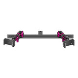 2008-2016 Ford Super Duty & 2011-2025 F-650/750 Tackform Slim Track Dash Bracket with Dual 20LITE Phone Mounts