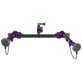 2021+ Ford Bronco & Bronco Raptor (Non-Sport) Tackform Slim Track Dash Bracket With Dual MagSafe Charging Phone Mounts & GoPro Mount