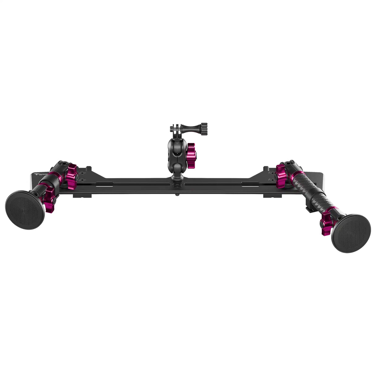 2021+ Ford Bronco & Bronco Raptor (Non-Sport) Tackform Slim Track Dash Bracket With Dual MagSafe Phone Mounts & GoPro Mount