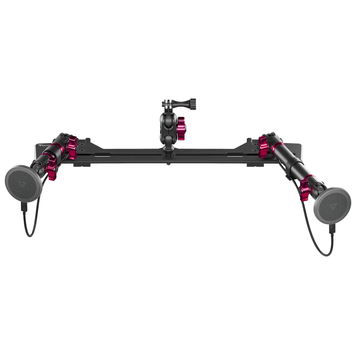 2021+ Ford Bronco & Bronco Raptor (Non-Sport) Tackform Slim Track Dash Bracket With Dual MagSafe Charging Phone Mounts & GoPro Mount