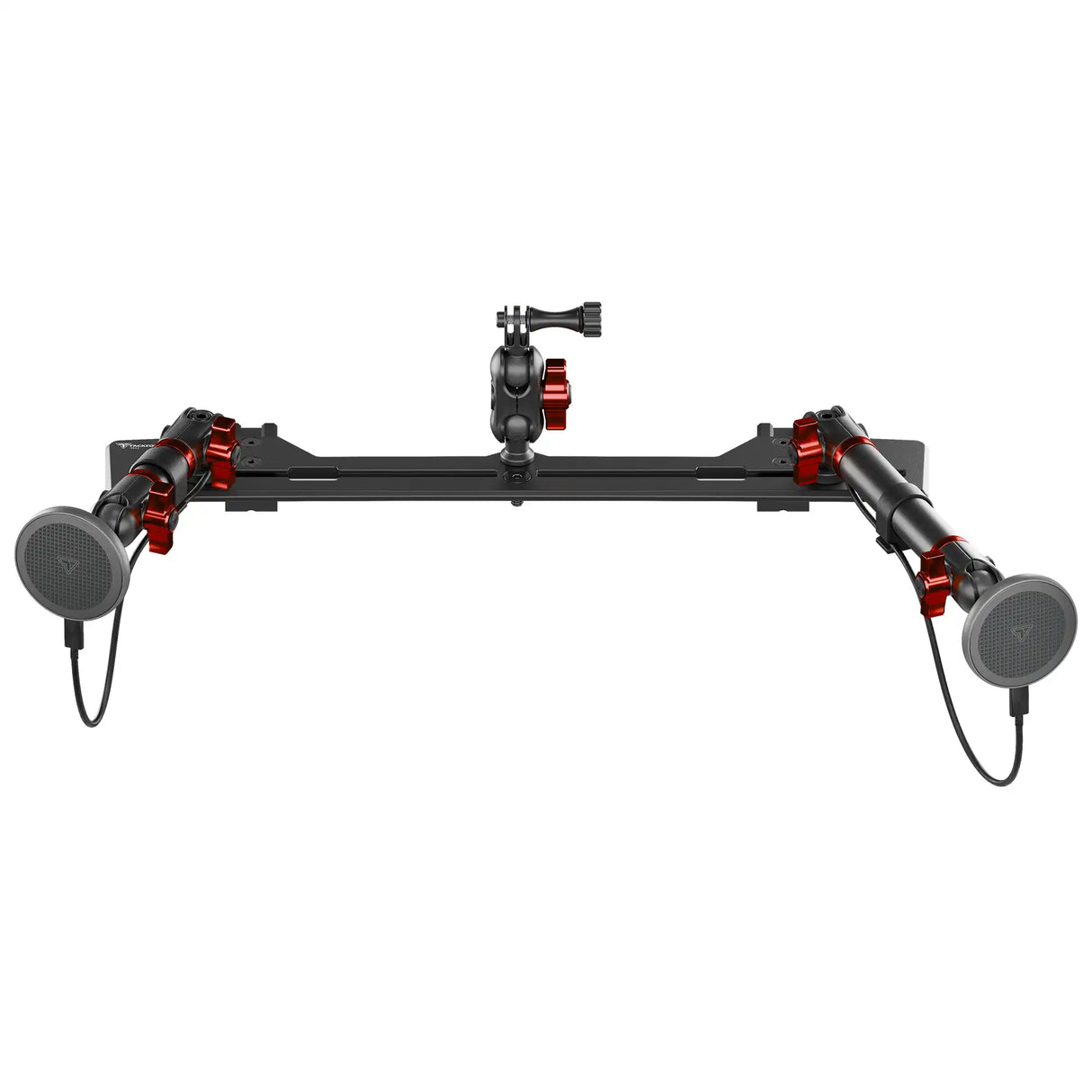 2021+ Ford Bronco & Bronco Raptor (Non-Sport) Tackform Slim Track Dash Bracket With Dual MagSafe Charging Phone Mounts & GoPro Mount