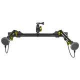 2021+ Ford Bronco & Bronco Raptor (Non-Sport) Tackform Slim Track Dash Bracket With Dual MagSafe Charging Phone Mounts & GoPro Mount