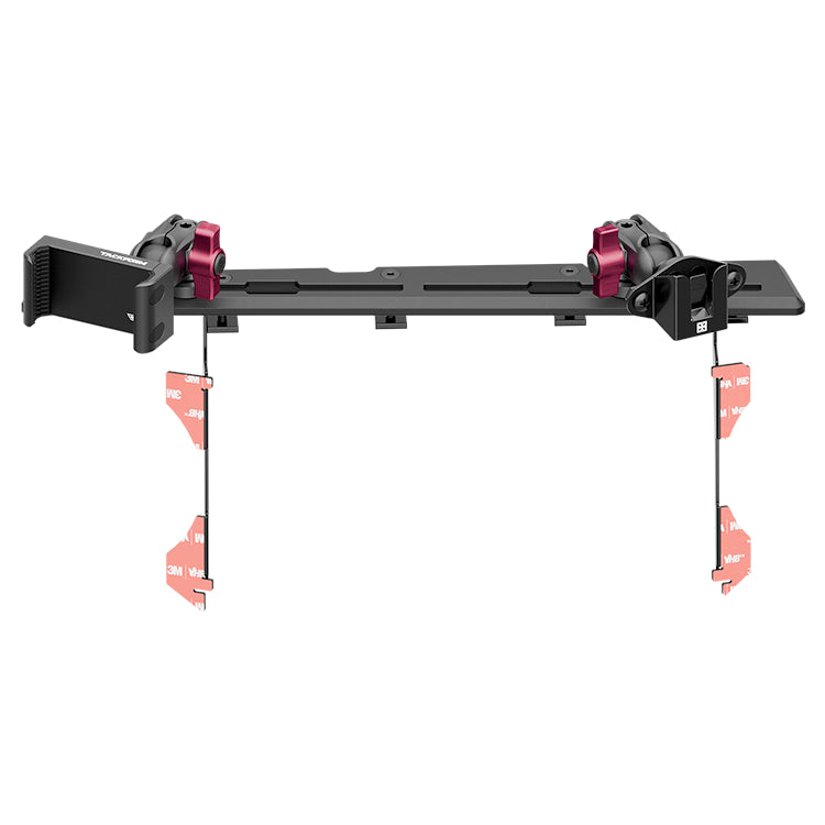 2016-2023 Toyota Tacoma Tackform Slim Track Dash Bracket With 20LITE Phone & CB Microphone Mounts