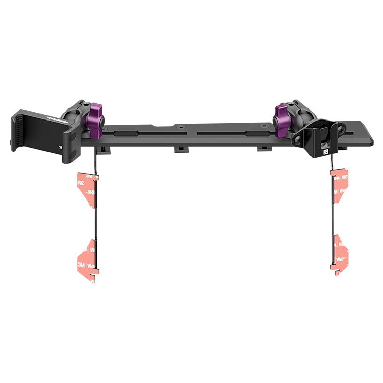 2016-2023 Toyota Tacoma Tackform Slim Track Dash Bracket With 20LITE Phone & CB Microphone Mounts