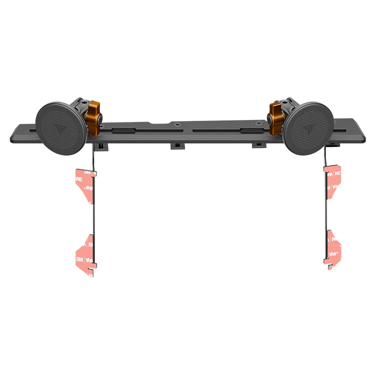 2016-2023 Toyota Tacoma Tackform Slim Track Dash Bracket With Dual MagSafe Phone Mounts