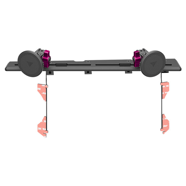 2016-2023 Toyota Tacoma Tackform Slim Track Dash Bracket With Dual MagSafe Phone Mounts