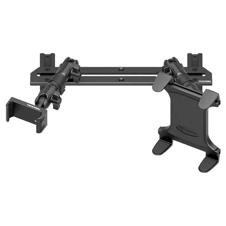 2023-2026 Ford Super Duty (F-250 Through F-600) Tackform Slim Track Dash Bracket With 20LITE Phone & Tablet Mounts