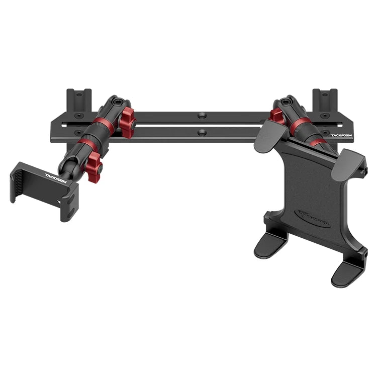 2023-2026 Ford Super Duty (F-250 Through F-600) Tackform Slim Track Dash Bracket With 20LITE Phone & Tablet Mounts