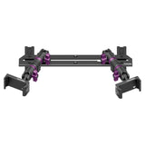 2023-2026 Ford Super Duty (F-250 Through F-600) Tackform Slim Track Dash Bracket With Dual 20LITE Phone Mounts