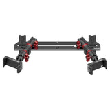 2023-2026 Ford Super Duty (F-250 Through F-600) Tackform Slim Track Dash Bracket With Dual 20LITE Phone Mounts