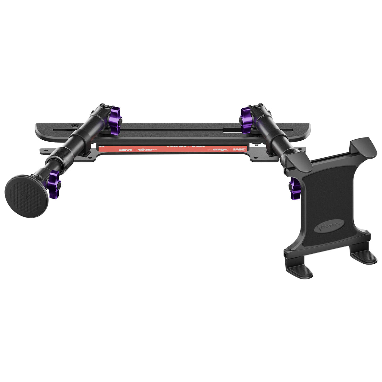 2024+ Ford F-150 (See Compatibility Info For Specific Year/Trim Fitment Details) Tackform Slim Track Dash Bracket With MagSafe Phone Mount and Tablet Holder | Telescoping Arm