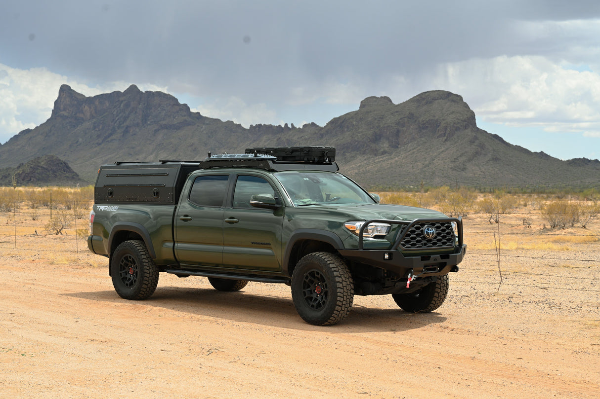 Full Wing Truck Cap Topper & Overland Camper Shell for Work, Camping & Off-Road | Dirtbox Overland