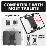 2019-2023 Ford Ranger (WITHOUT Switch Panel) Tackform Assault Track Picatinny Dash Bracket With 20LITE Phone Holder & Tablet Holder