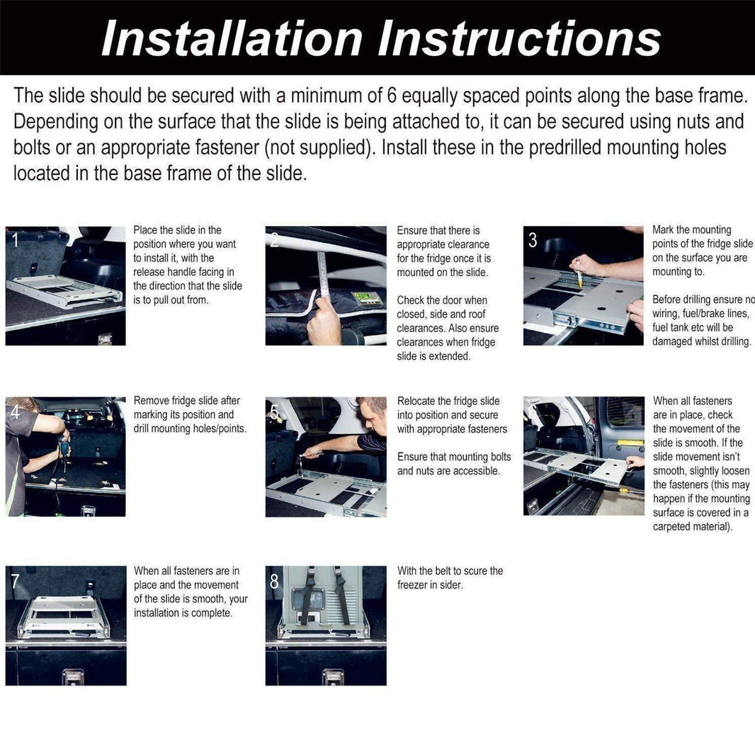 JPPro/VL45/APL35/VL35Pro/VL45Pro Fridge Slide Mount | ICECO