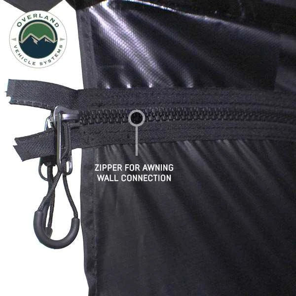 XD Nomadic 270 Degree Awning & Wall Kit Combo - Lights, Black Out, Black Body, Trim, and Travel Cover - image 2