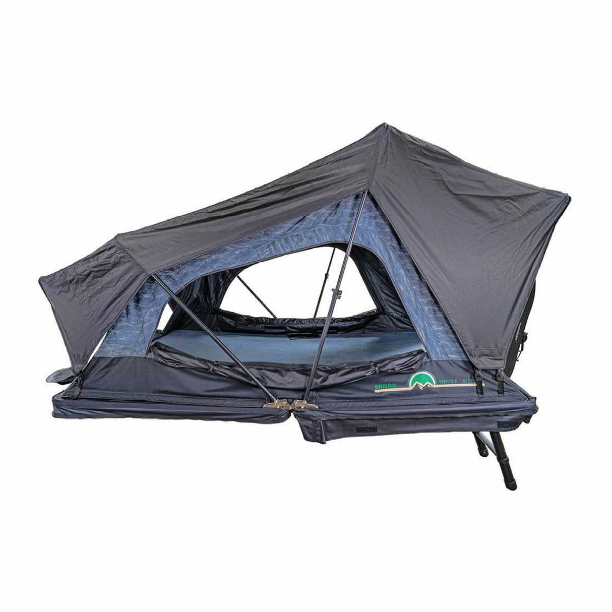 XD Sherpa Soft Shell Roof Top Tent - Grey Body & Black Rainfly | OVERLAND VEHICLE SYSTEMS