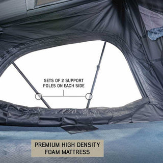 XD Sherpa Soft Shell Roof Top Tent - Grey Body & Black Rainfly | OVERLAND VEHICLE SYSTEMS