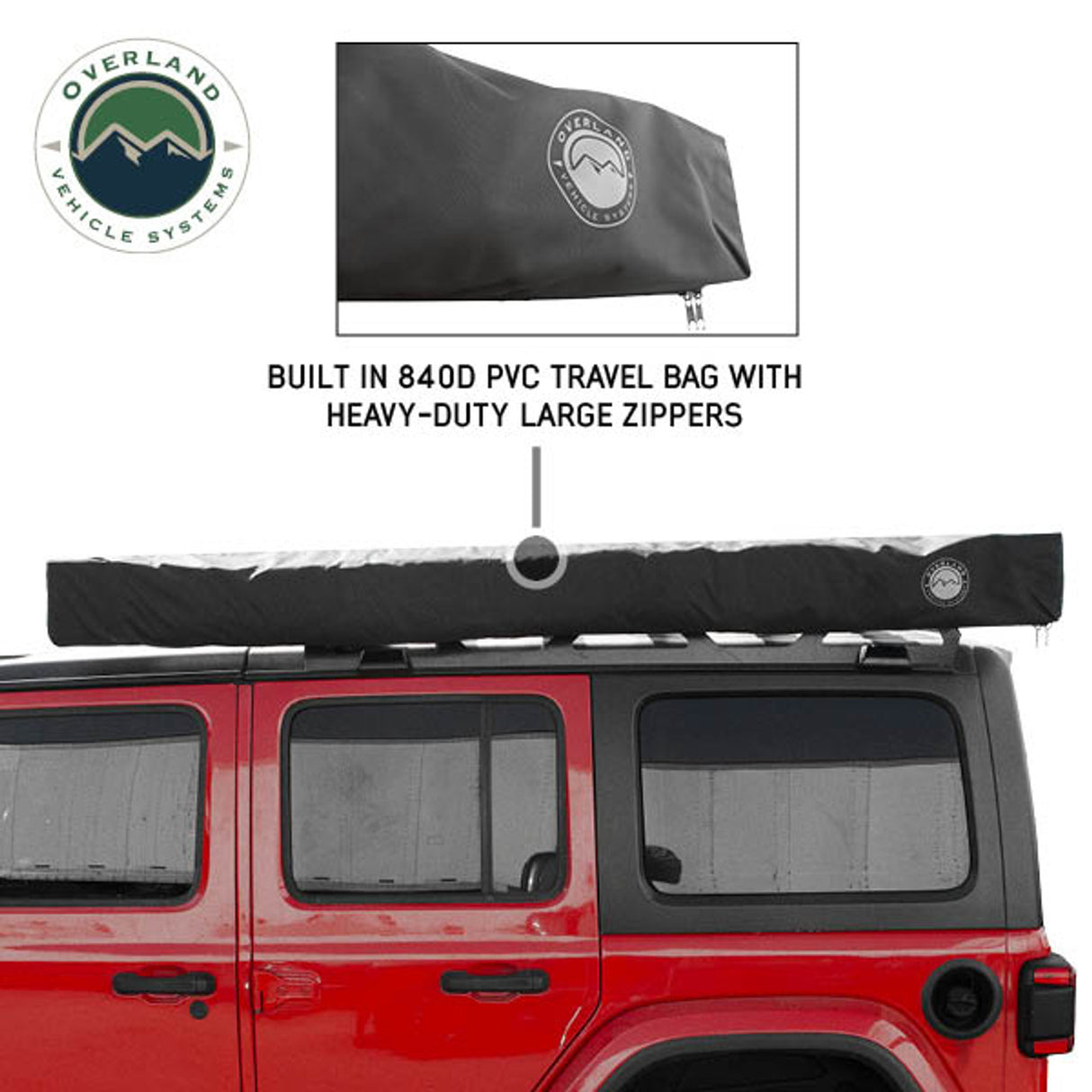 XD Nomadic 180 - Awning, Universal, Black Body, Black Trim W/Black Travel Bag