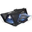 OVS XD Atlas Cantilever ABS Hard Shell Roof Top Tent Blue Body & Black Rainfly hard shell rooftop tent for overlanding
