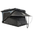 OVS XD K2 Dual Action Clam Shell 2 Person Aluminum Hard Shell Roof Top Tent Blue Body & Black Rainfly hard shell rooftop tent for overlanding