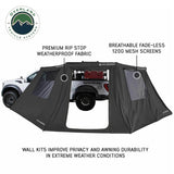 XD Nomadic 180 LTE Awning Walls - Black Fabric and Trim - Universal - image 2
