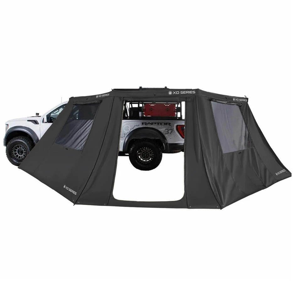 XD Nomadic 180 LTE Awning Walls - Black Fabric and Trim - Universal - image 1