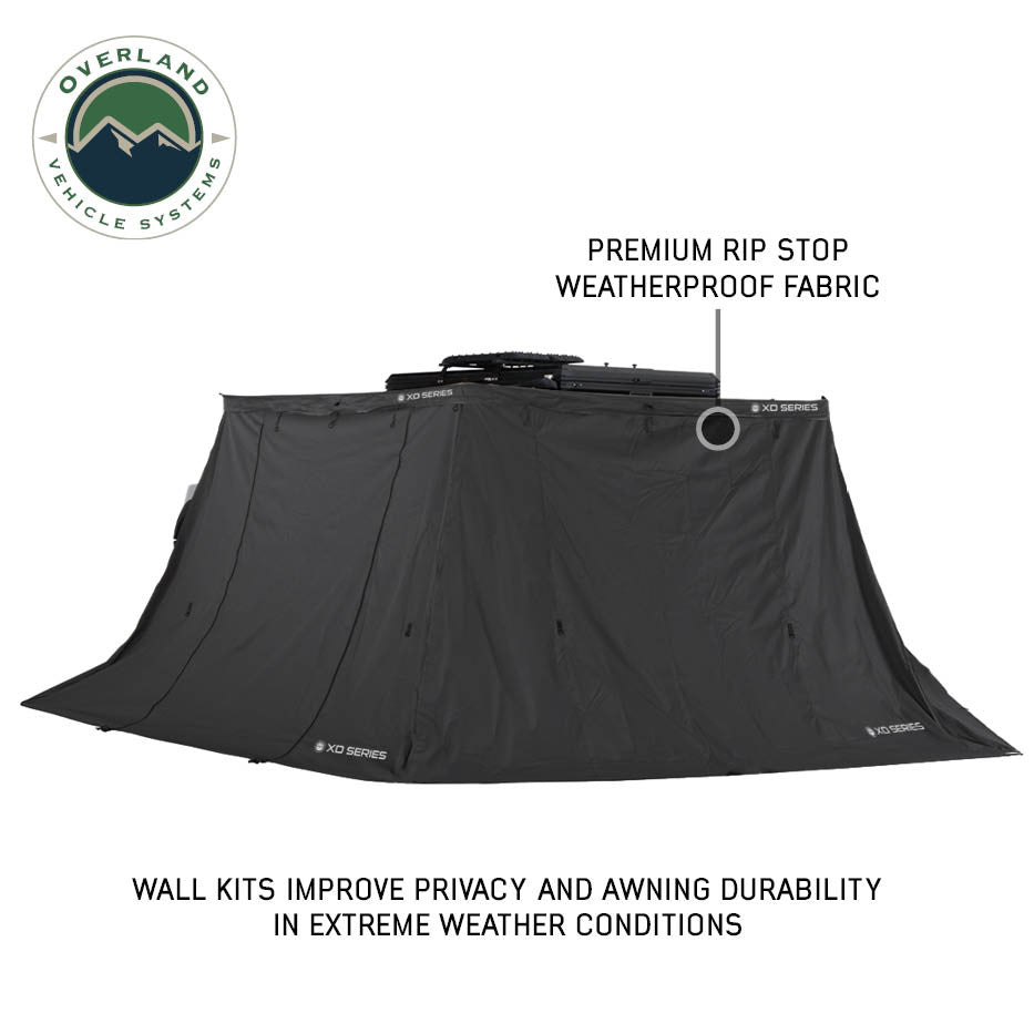 XD Nomadic 270 LT Awning Walls - Black Fabric and Trim - image 2