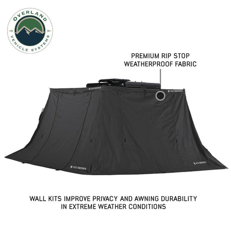 XD Nomadic 270 LT Awning Walls - Black Fabric and Trim - image 2