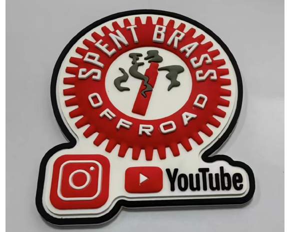 Custom embroidered and PVC patches from $1.22 featuring high-quality stitching and Velcro backing