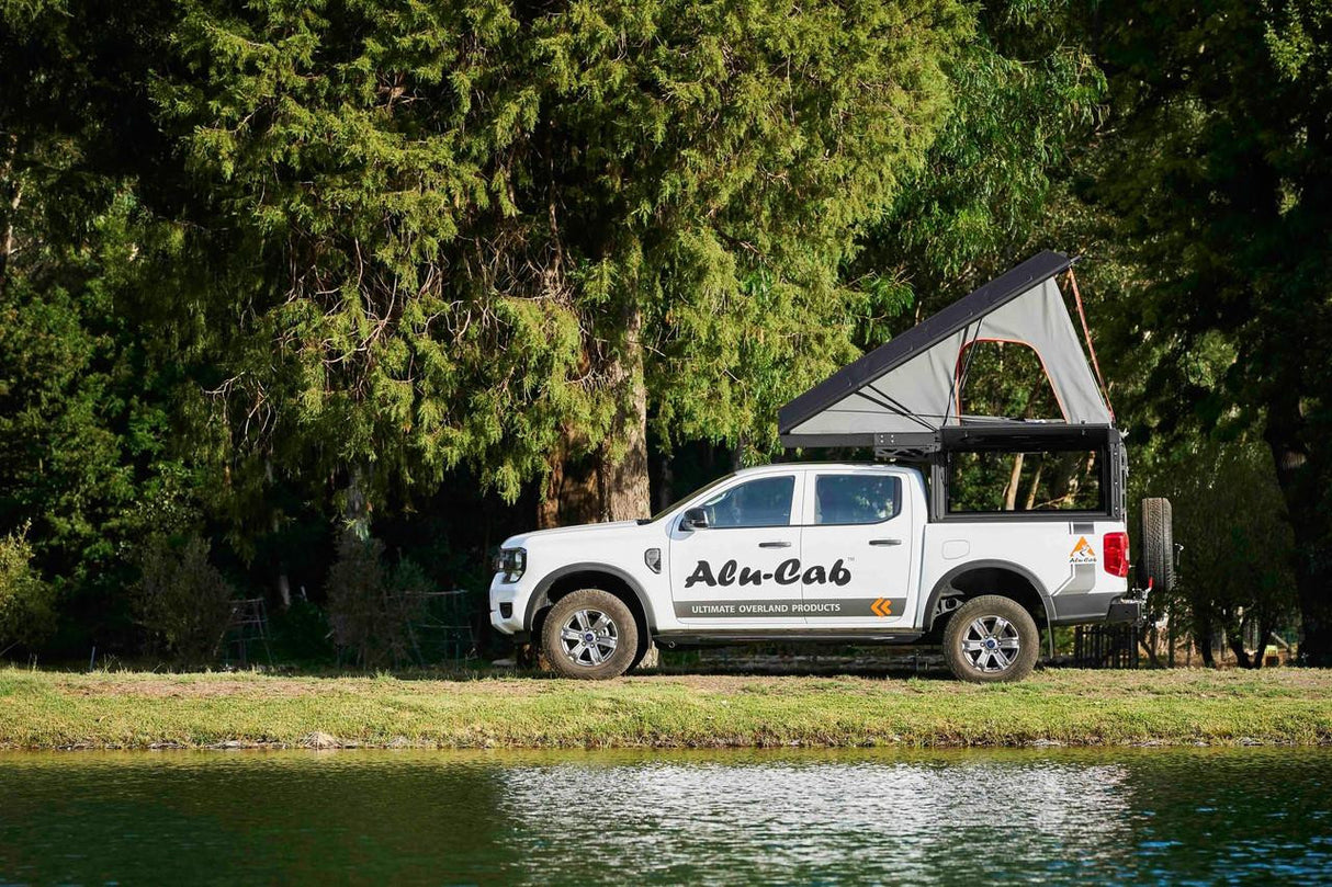 Alu-Cab ModCAP camper for 2023+ Chevrolet Colorado and GMC Canyon 5 foot short bed