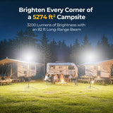 BougeRV CL03 rechargeable telescoping campsite area light feature image 2