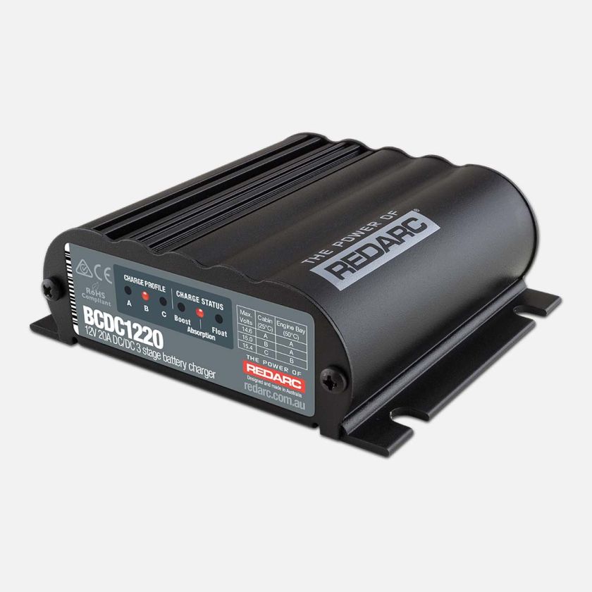 REDARC - 20A IN-VEHICLE DC BATTERY CHARGER