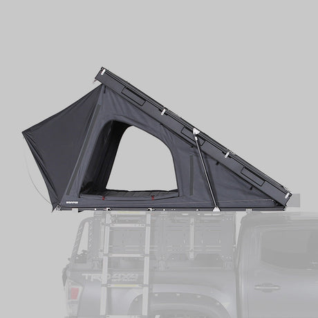 iKamper BDV Duo two person wedge rooftop tent side view