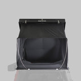 iKamper BDV Duo rooftop tent rear window and canopy