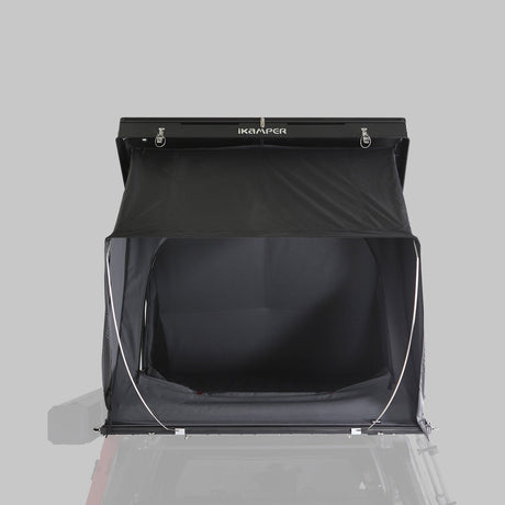 iKamper BDV Duo rooftop tent rear window and canopy