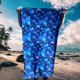 Adventure Towel Beach Size L with Pouch- Ocean