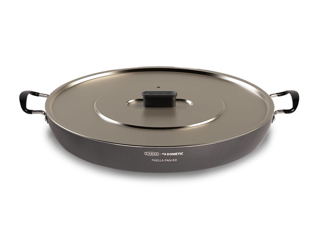 Paella Pan 40 w/Lid / Camp Cooking Pan