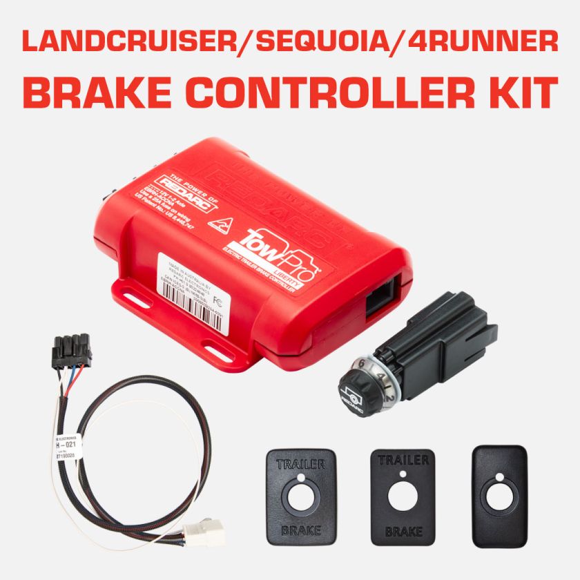 REDARC - LANDCRUISER / SEQUOIA / 4RUNNER BRAKE CONTROLLER KIT