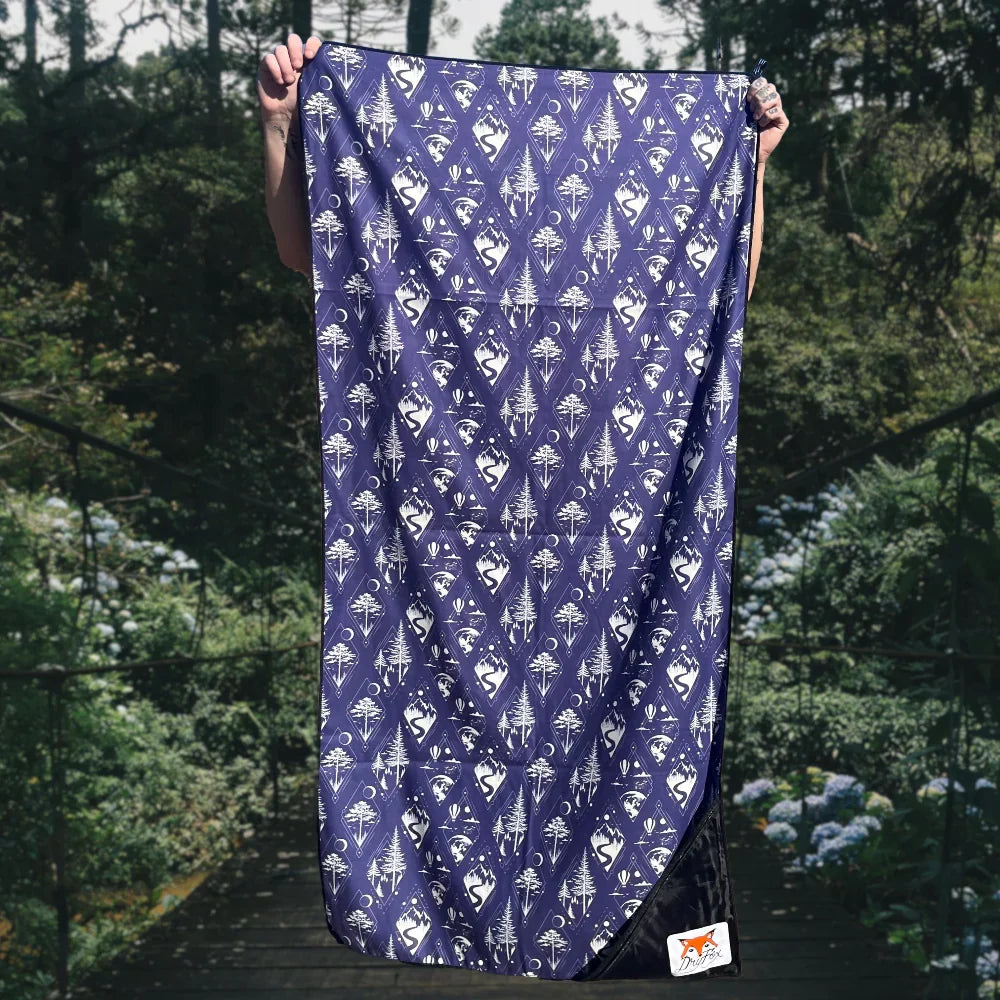 Adventure Towel Beach Size L with Pouch- Wind