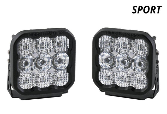 Jeep JK SS5 4-Pod CrossLink Grille Lightbar Kit Pro Yellow Combo - Diode Dynamics LED lighting for overland and off-road vehicles